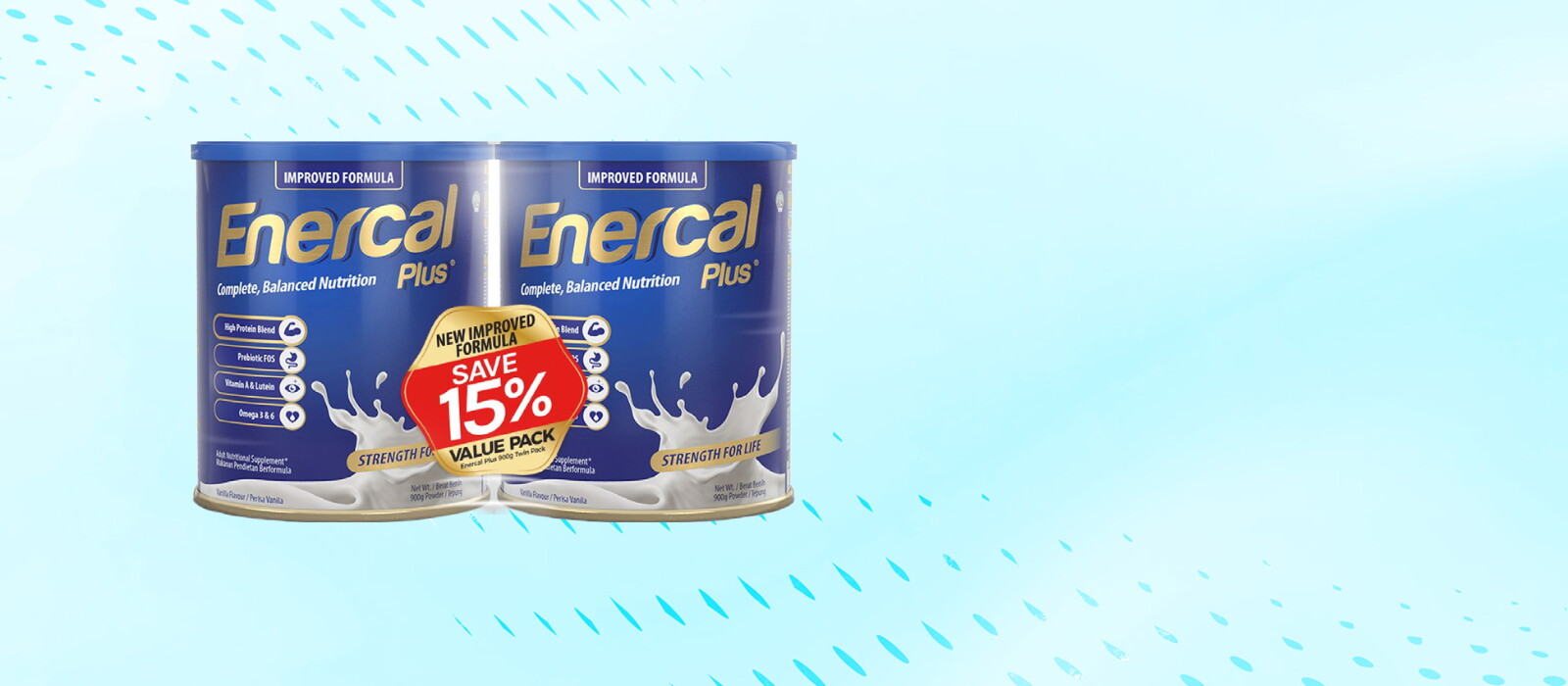 Enercal Twin Pack Banner Header